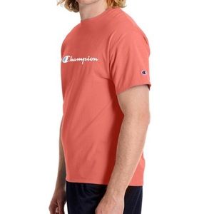 CHAMPION Heritage Logo Graphic Detailed Short Sleeve Unisex Tee Shirt